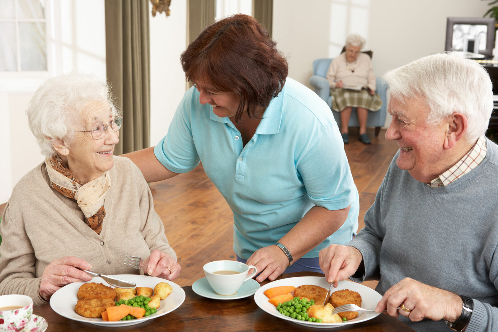 Leckeres Essen für Senioren