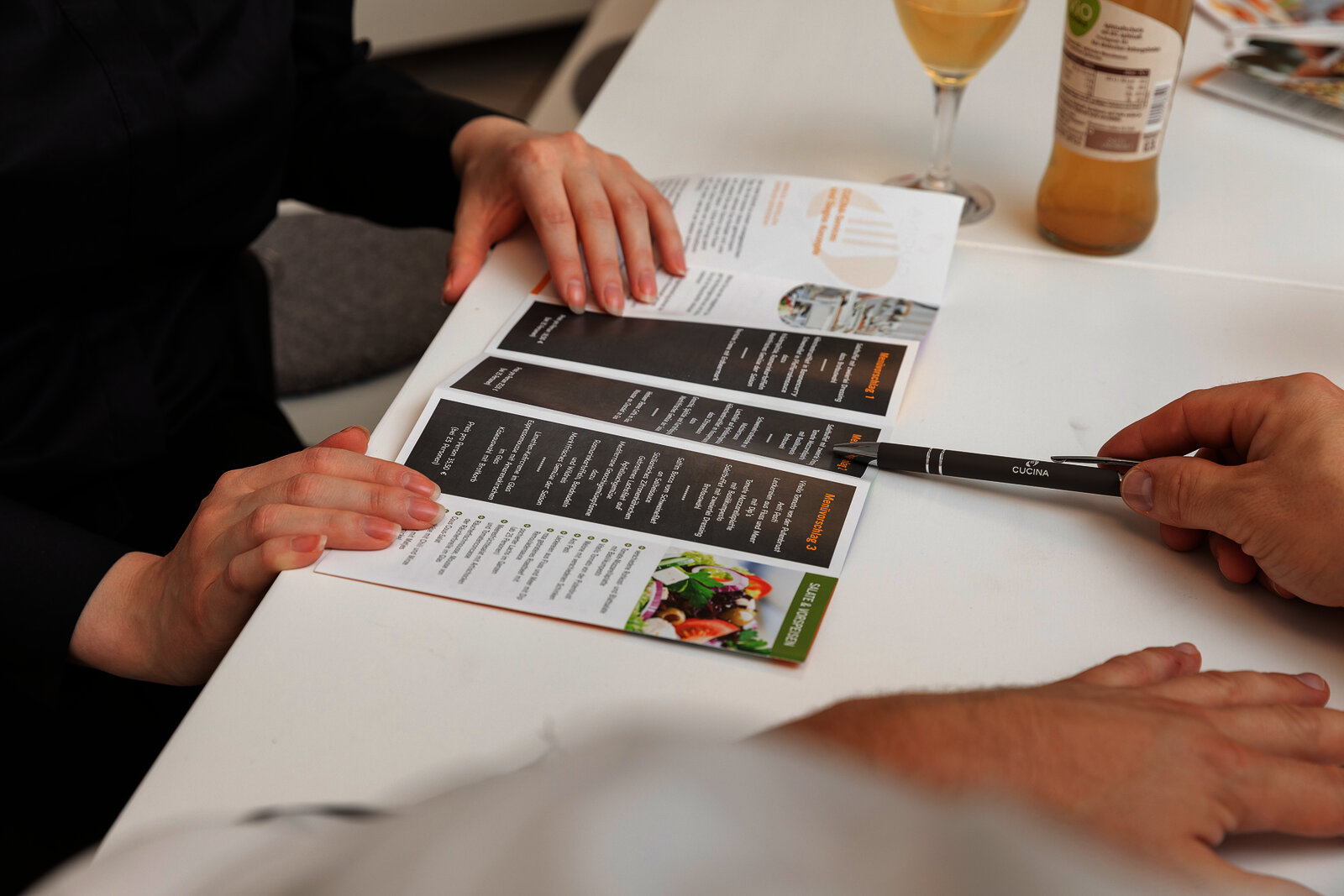 Individuelles Catering, Beratungsszene – von Cucina Catering aus Siegen